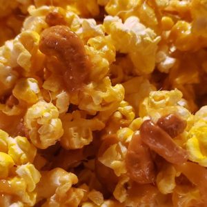 Buttery Brittle Cashew Popcorn